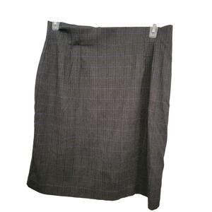 Versailles N Y Size 16 Grey Tweed Skirt Career Business Stretch‎ Vintage Y2kY2K